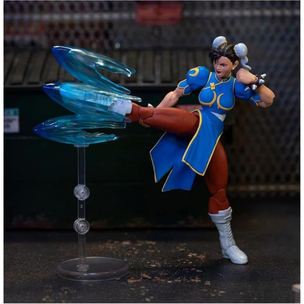 Street Fighter II Chun Li 6 inch Action Figure Third Alternate Image