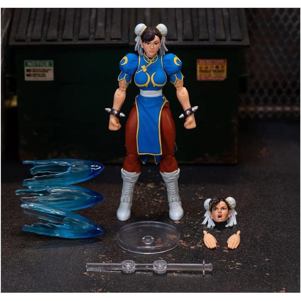 Street Fighter II Chun Li 6 inch Action Figure Seventh Alternate Image