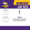 image NFL Minnesota Vikings 2025 Desk Calendar Second Alternate Image width=&quot;1000&quot; height=&quot;1000&quot;