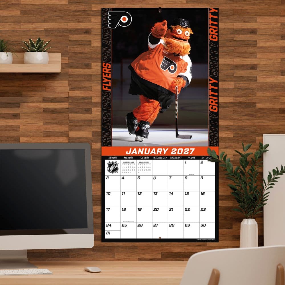 NHL Gritty 2027 Wall Calendar Fifth Alternate Image