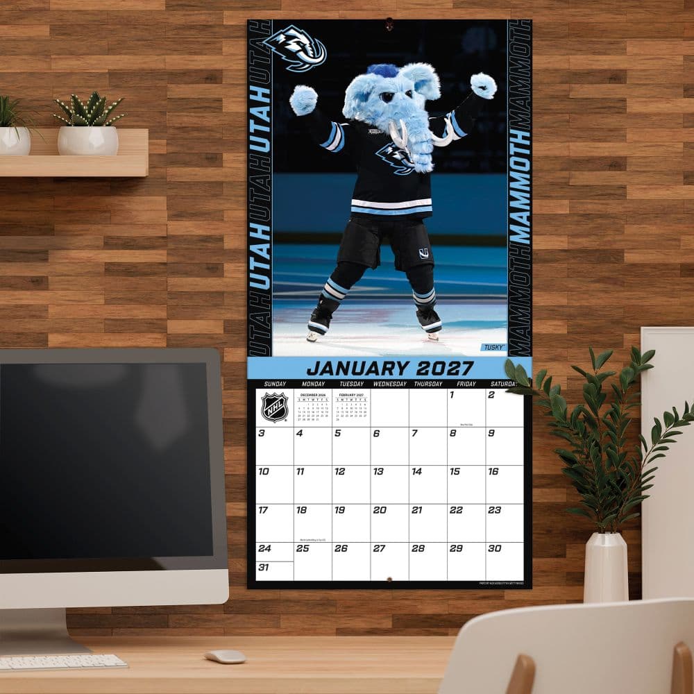 NHL Mascots 2027 Wall Calendar Fifth Alternate Image