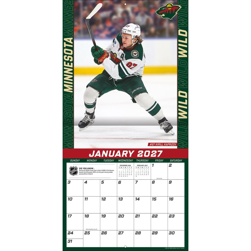 NHL Elite 2027 Wall Calendar Third Alternate Image