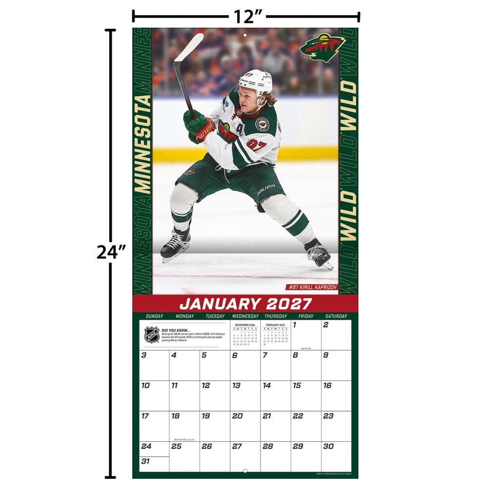 NHL Elite 2027 Wall Calendar Fourth Alternate Image