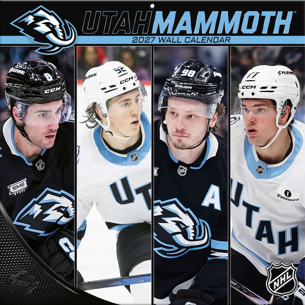 image NHL Utah Mammoth 2027 Wall Calendar Main Product Image