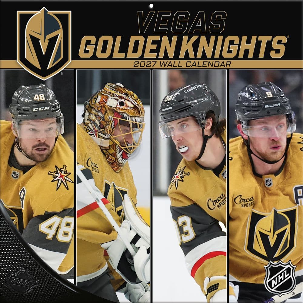 NHL Vegas Golden Knights 2027 Wall Calendar Main Product Image