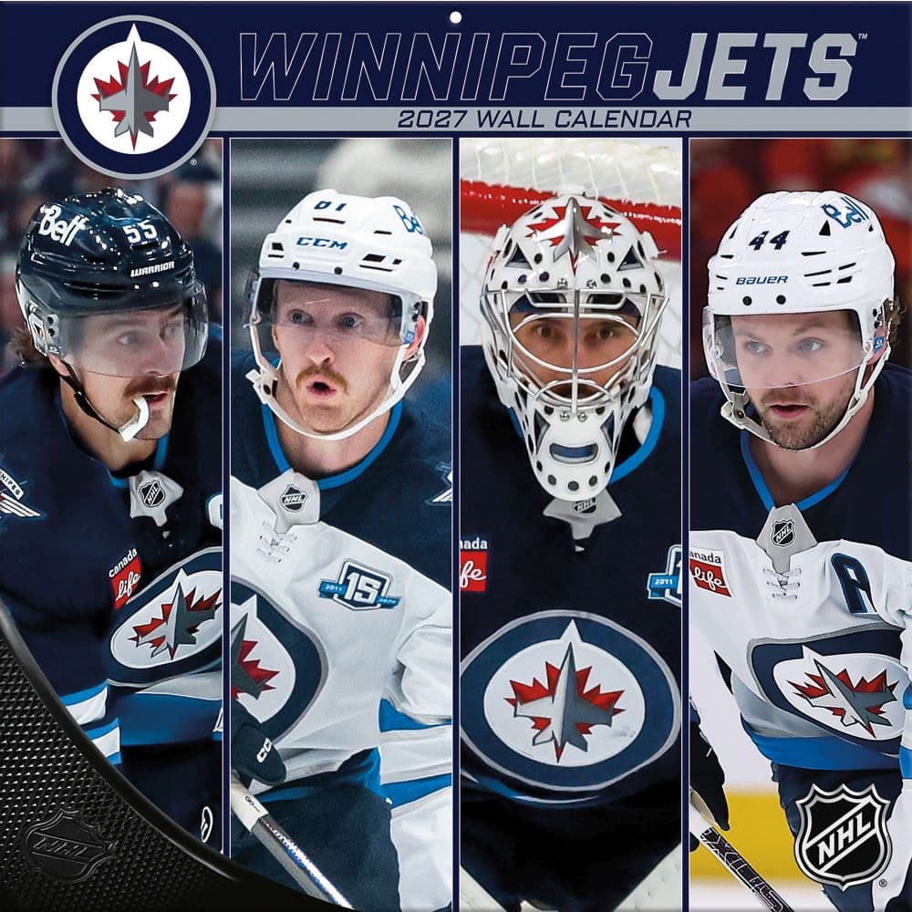 NHL Winnipeg Jets 2027 Wall Calendar Main Product Image