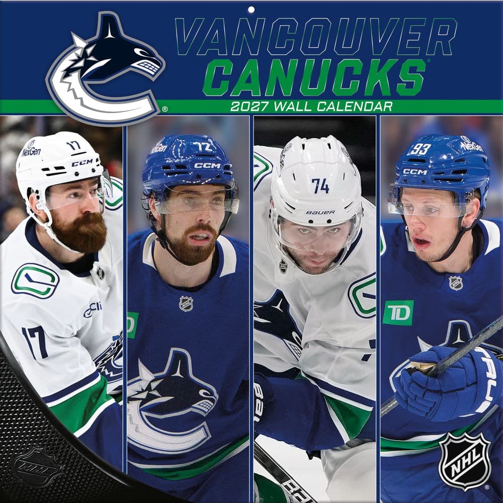image NHL Vancouver Canucks 2027 Wall Calendar Main Product Image