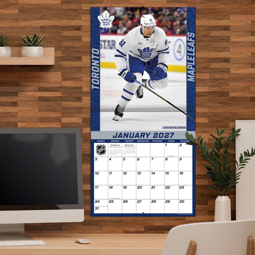NHL Toronto Maple Leafs 2027 Wall Calendar Fifth Alternate Image