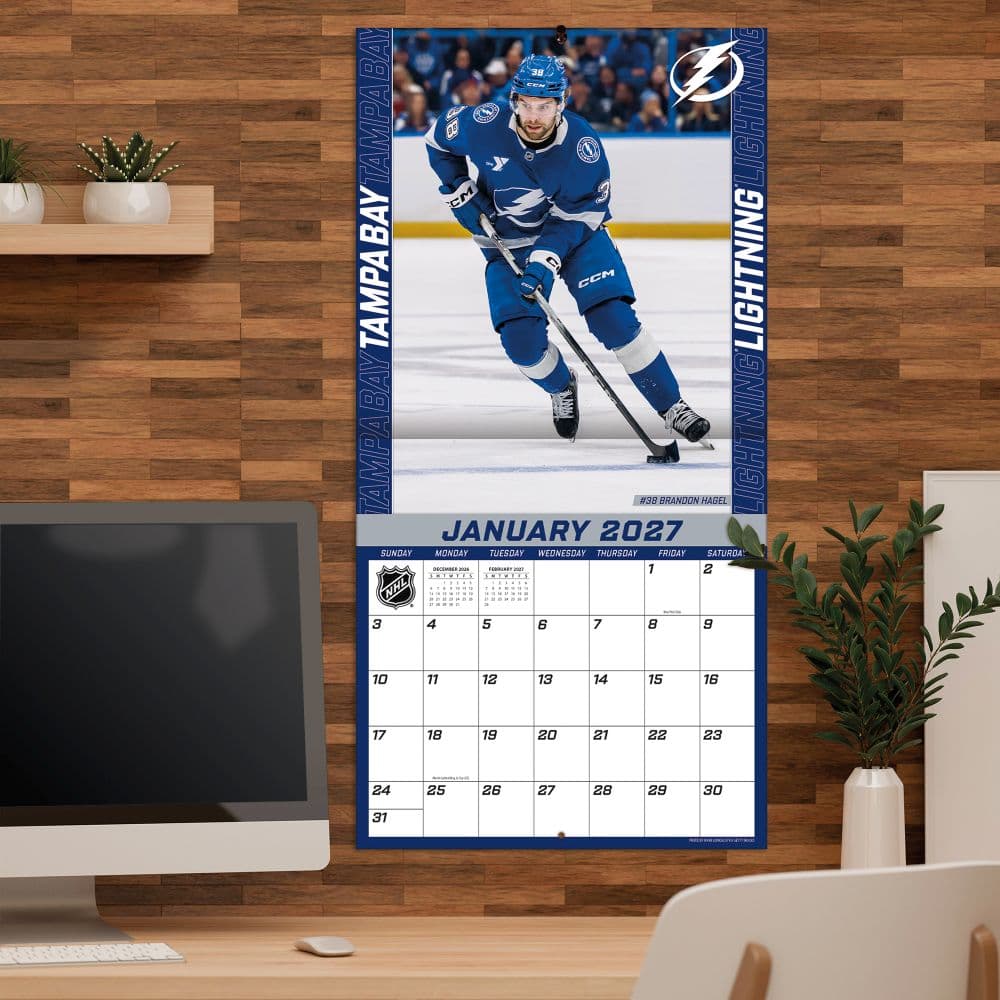NHL Tampa Bay Lightning 2027 Wall Calendar Fifth Alternate Image