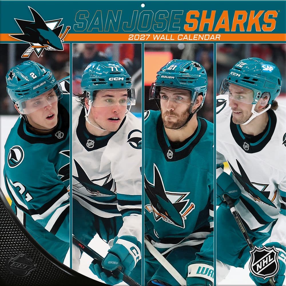 NHL San Jose Sharks 2027 Wall Calendar Main Product Image