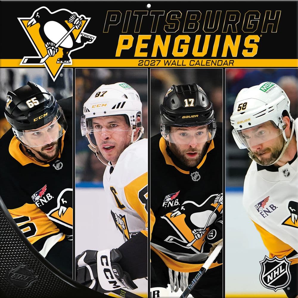 image NHL Pittsburgh Penguins 2027 Wall Calendar Main Product Image