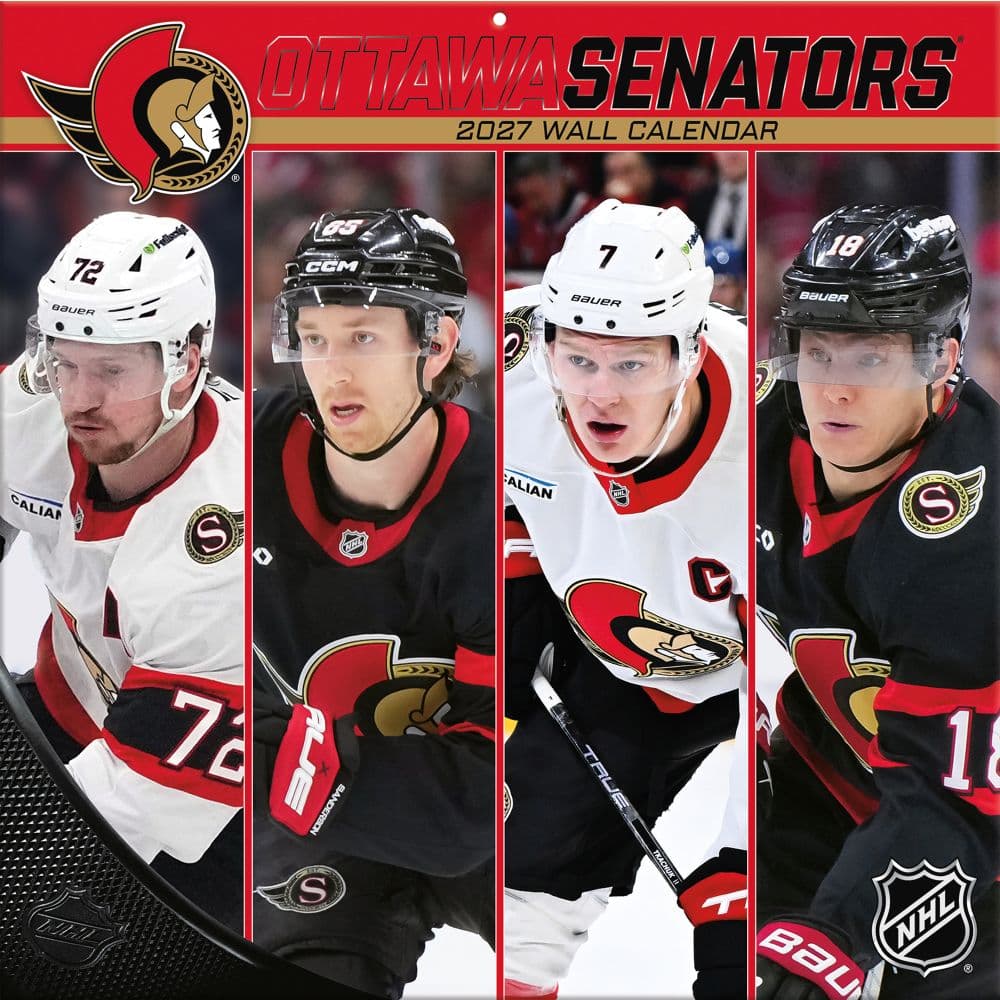 image NHL Ottawa Senators 2027 Wall Calendar Main Product Image