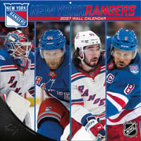 image NHL New York Rangers 2027 Wall Calendar Main Product Image