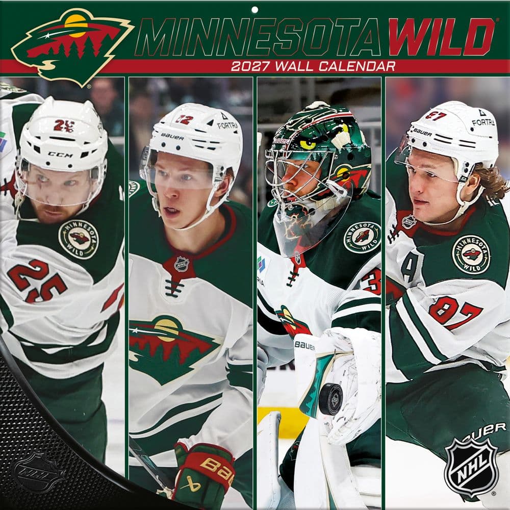 image NHL Minnesota Wild 2027 Wall Calendar Main Product Image