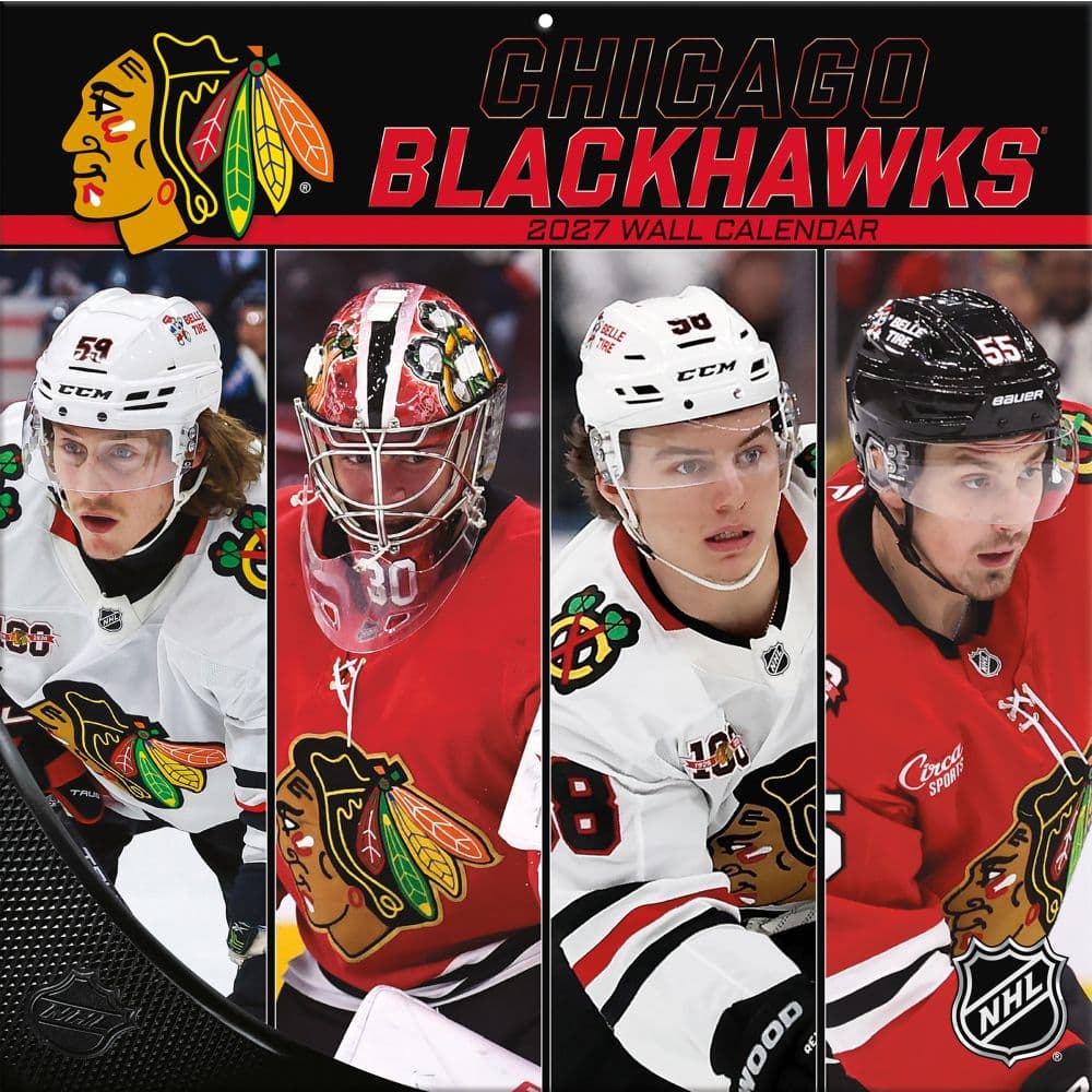 image NHL Chicago Blackhawks 2027 Wall Calendar Main Product Image