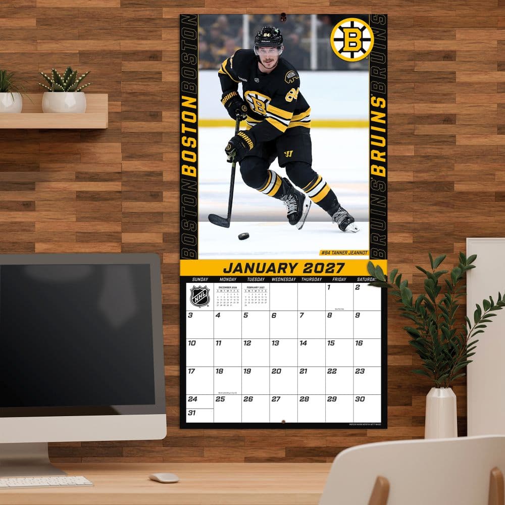 NHL Boston Bruins 2027 Wall Calendar Fifth Alternate Image