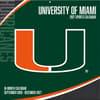 image Miami Hurricanes 2027 Wall Calendar Main Product Image