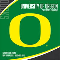 image Oregon Ducks 2027 Wall Calendar Main Product Image