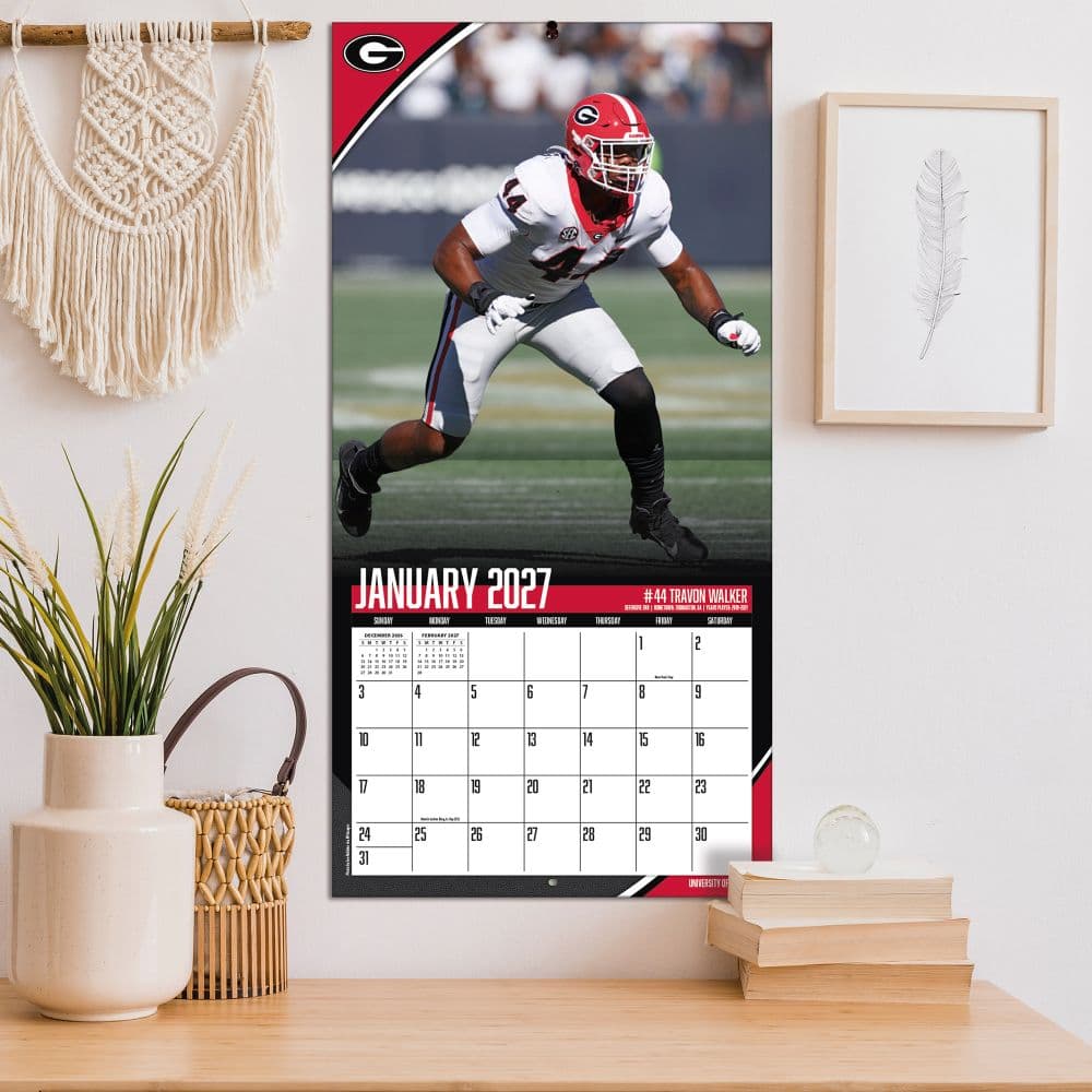 Georgia Bulldogs 2027 Wall Calendar Fifth Alternate Image