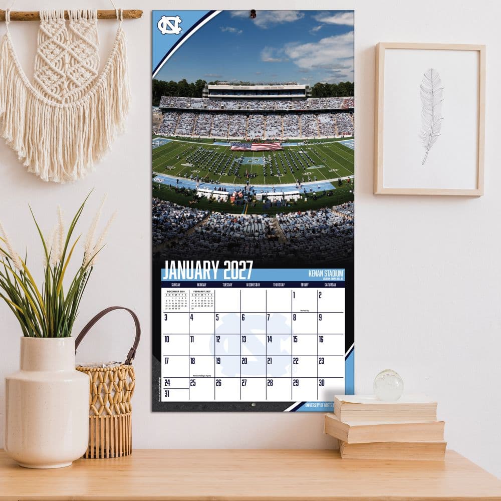 University of North Carolina Tar Heels 2027 Wall Calendar Fifth Alternate Image