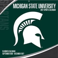 image Michigan State Spartans 2027 Wall Calendar Main Product Image