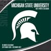 image Michigan State Spartans 2027 Wall Calendar Main Product Image