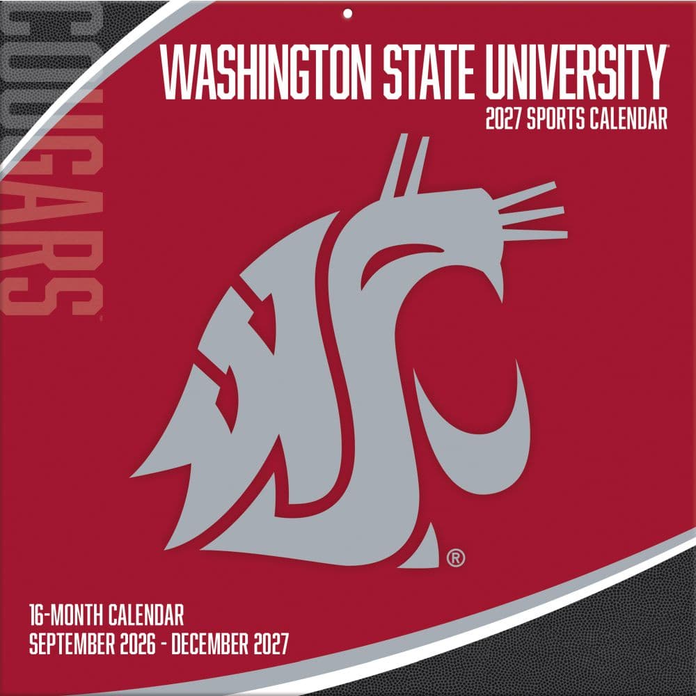 image Washington State Cougars 2027 Wall Calendar Main Product Image