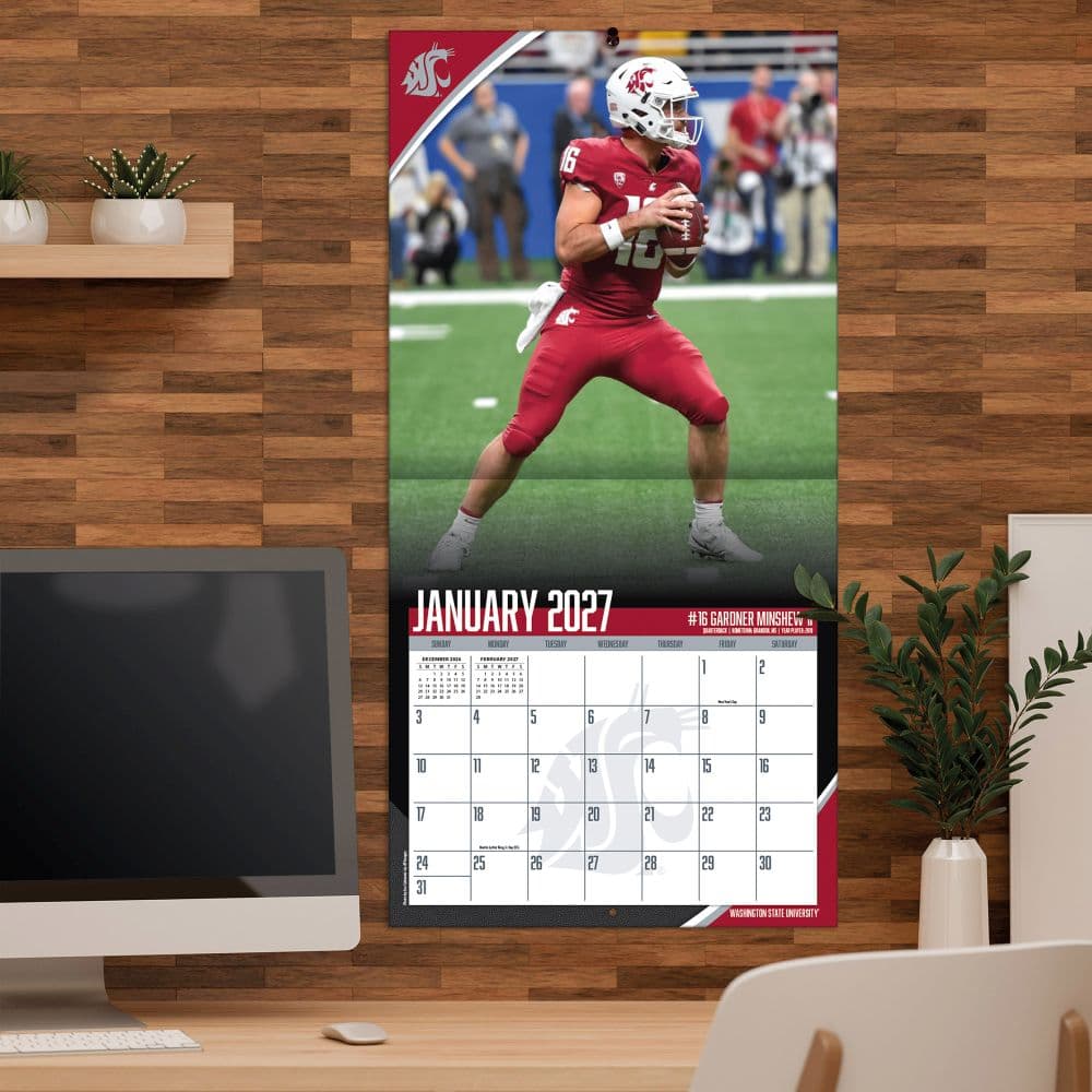 Washington State Cougars 2027 Wall Calendar Fifth Alternate Image