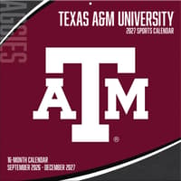 image Texas Aggies 2027 Wall Calendar Main Product Image