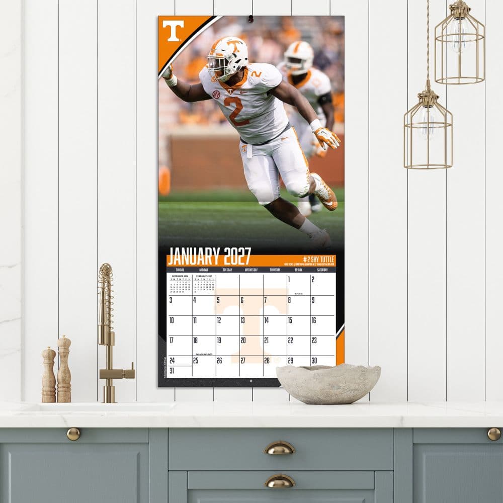 Tennessee Volunteers 2027 Wall Calendar Fifth Alternate Image