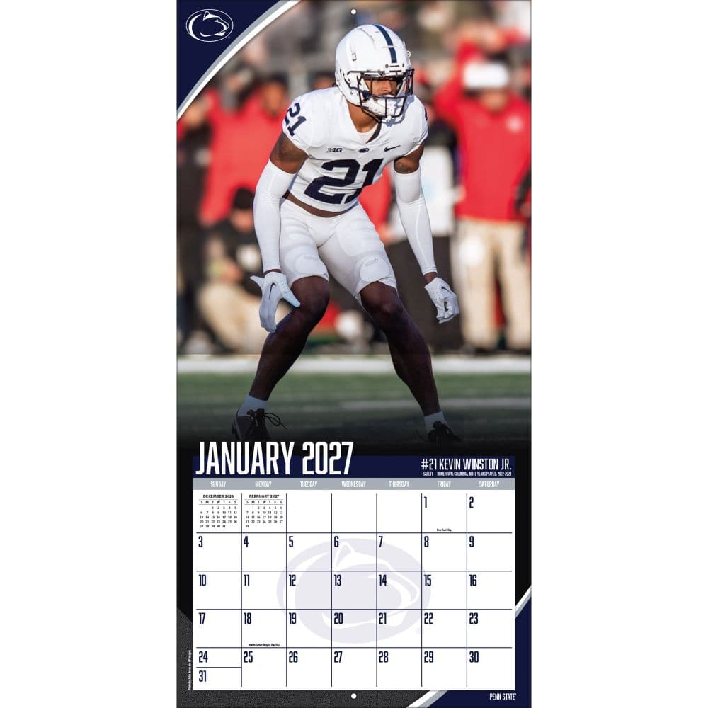 Penn State Nittany Lions 2027 Wall Calendar Third Alternate Image