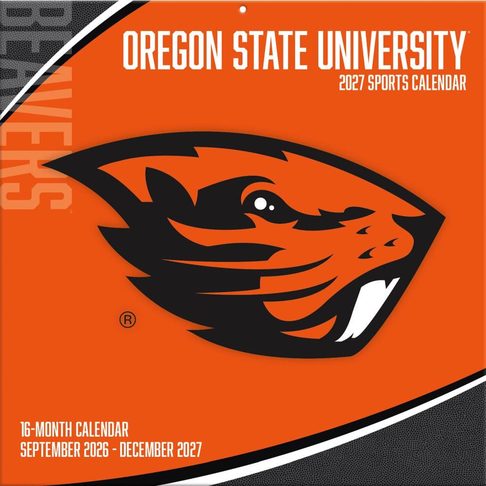 image Oregon State Beavers 2027 Wall Calendar Main Product Image