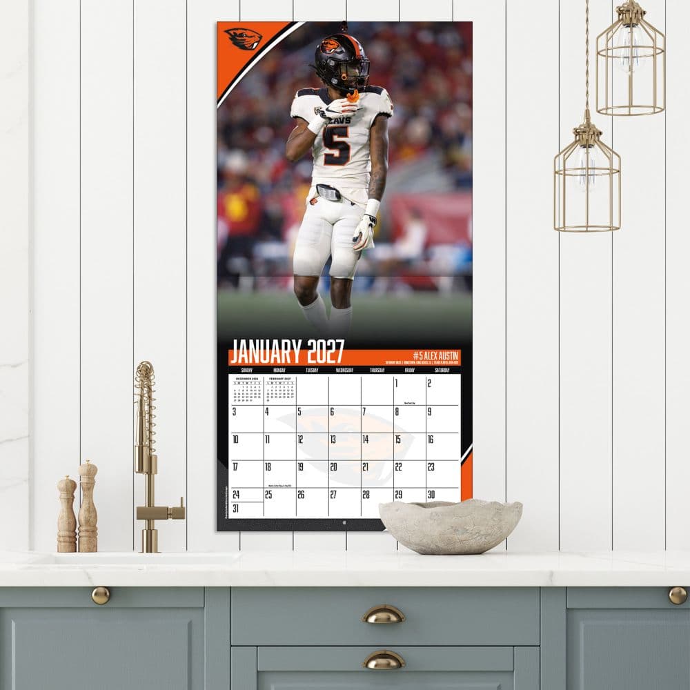 Oregon State Beavers 2027 Wall Calendar Fifth Alternate Image