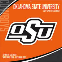 image Oklahoma State Cowboys 2027 Wall Calendar Main Product Image