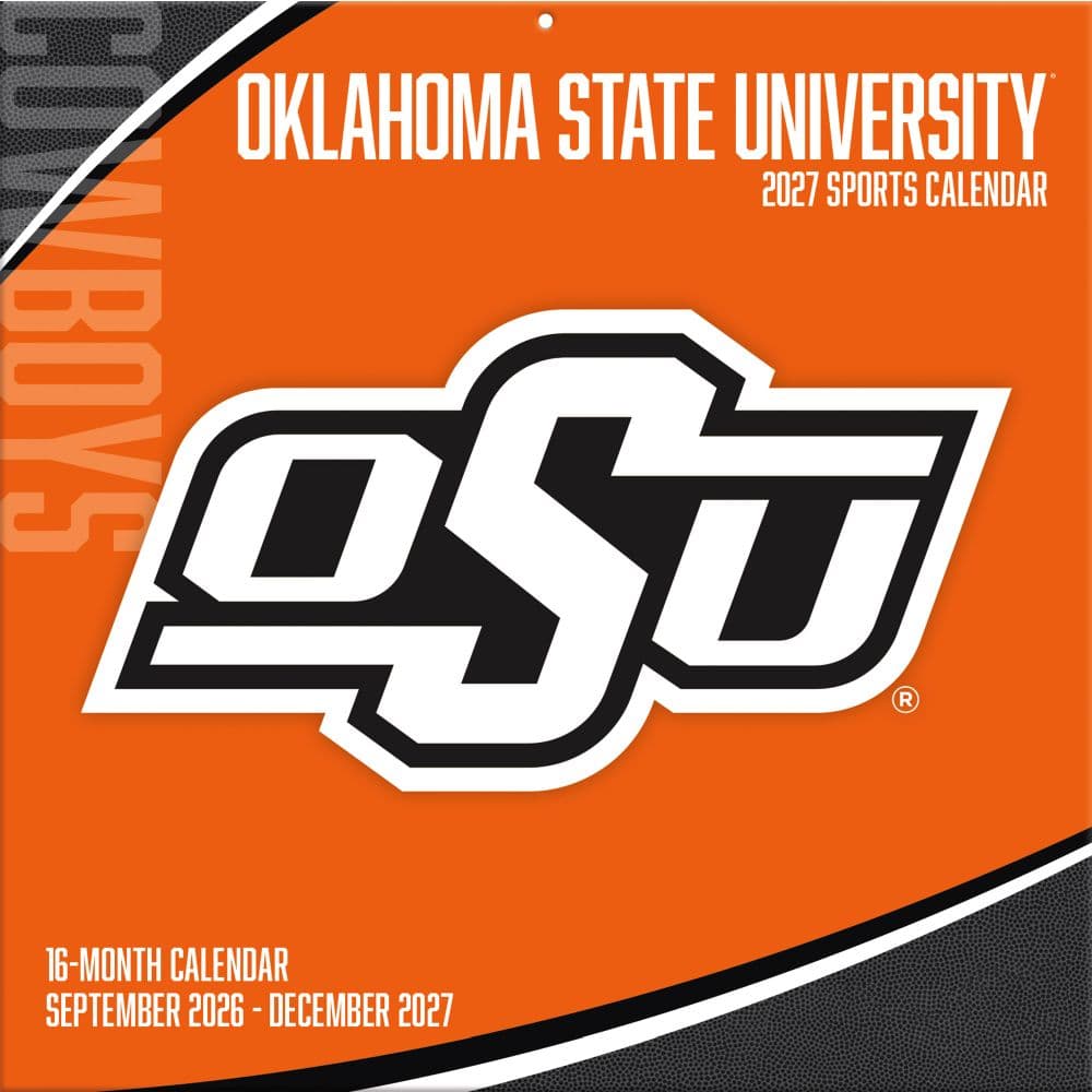image Oklahoma State Cowboys 2027 Wall Calendar Main Product Image