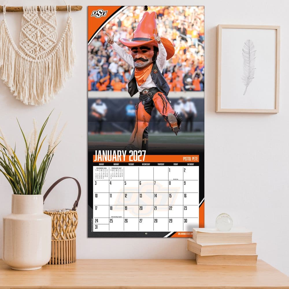 Oklahoma State Cowboys 2027 Wall Calendar Fifth Alternate Image