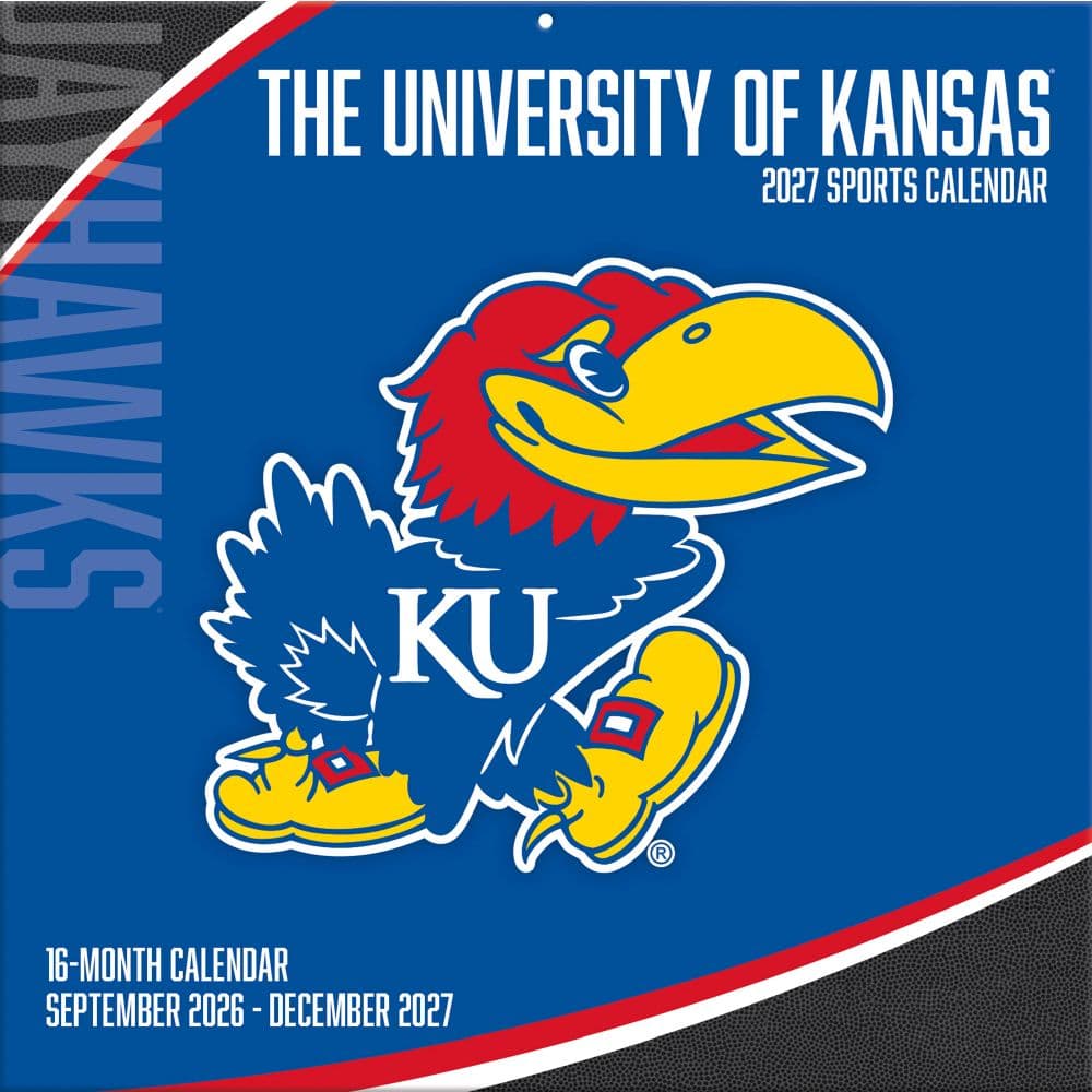 Kansas Jayhawks 2027 Wall Calendar Main Product Image