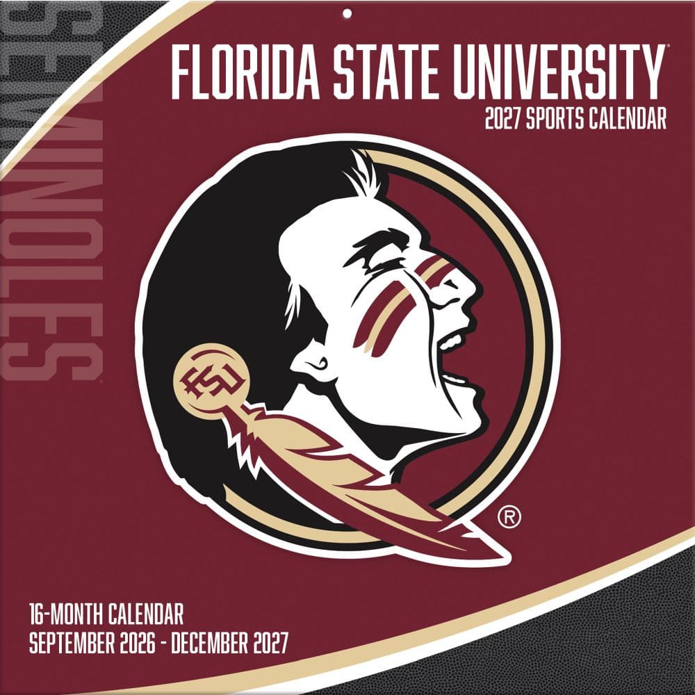 Florida State Seminoles 2027 Wall Calendar