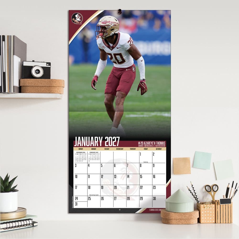 Florida State Seminoles 2027 Wall Calendar Fifth Alternate Image