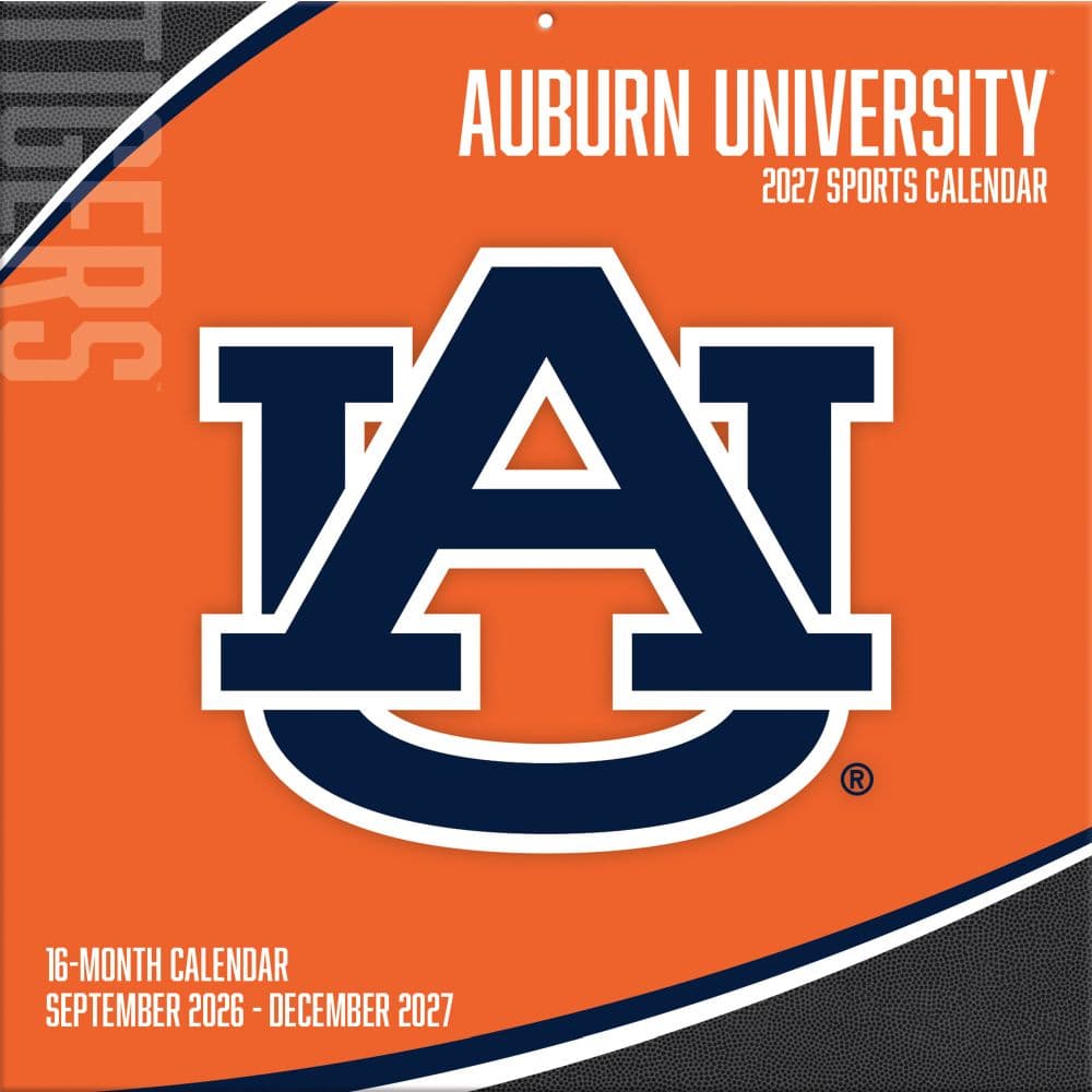 image Auburn Tigers 2027 Wall Calendar Main Product Image