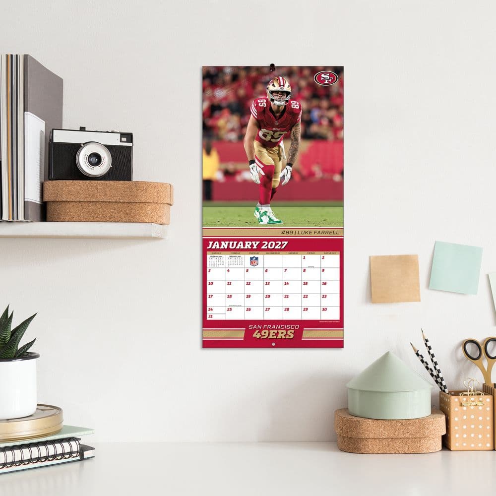 NFL San Francisco 49ers 2027 Mini Wall Calendar Fifth Alternate Image