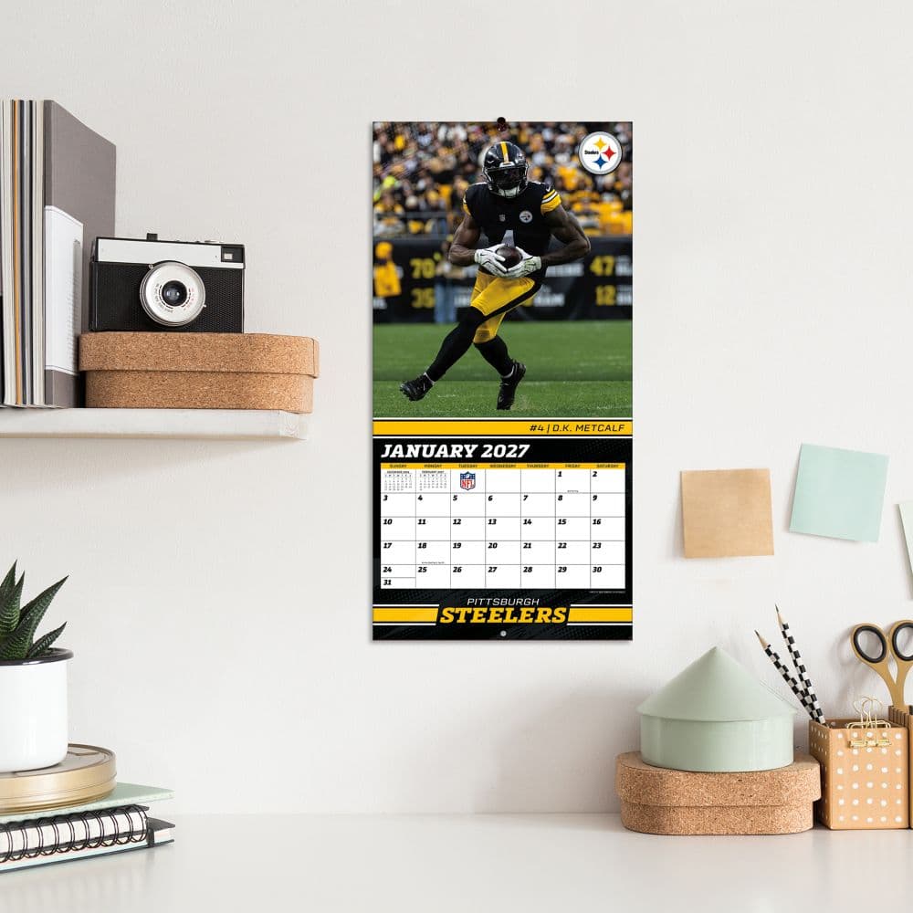 NFL Pittsburgh Steelers 2027 Mini Wall Calendar Fifth Alternate Image