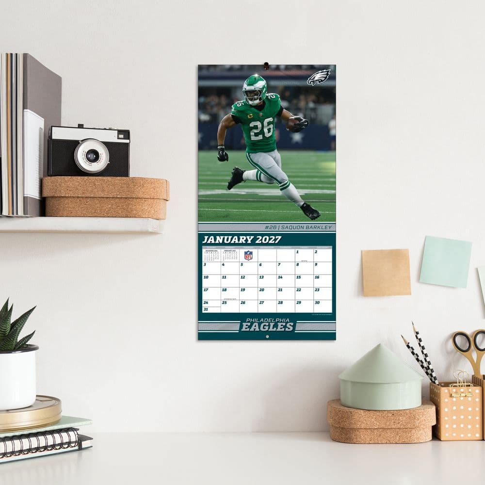 NFL Philadelphia Eagles 2027 Mini Wall Calendar Fifth Alternate Image
