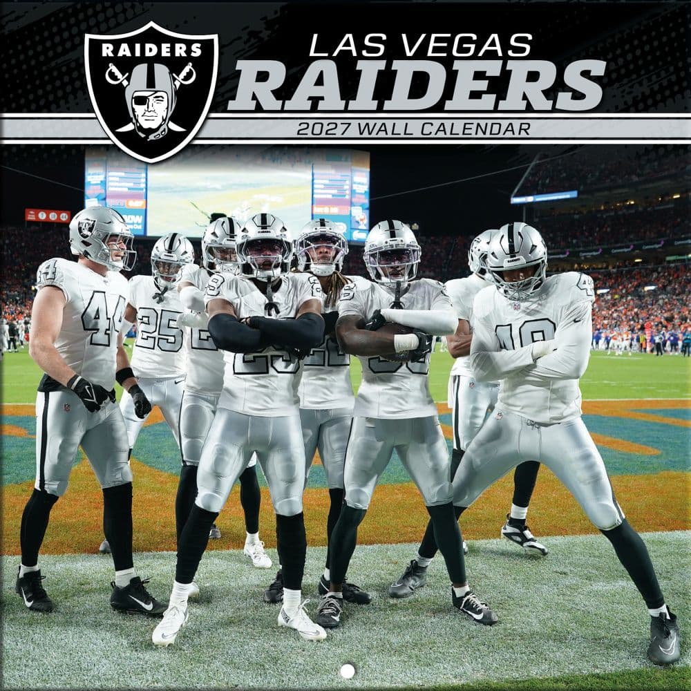 image NFL Las Vegas Raiders 2027 Mini Wall Calendar Main Product Image