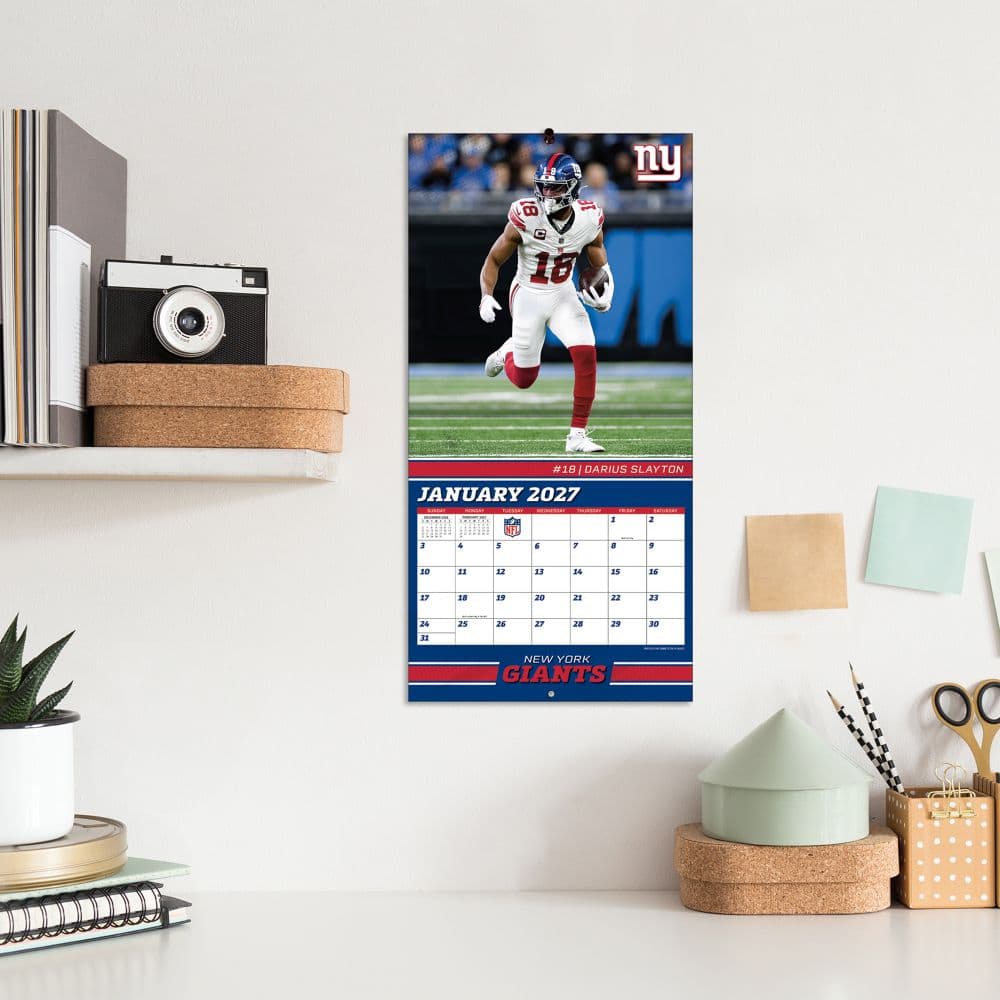 NFL New York Giants 2027 Mini Wall Calendar Fifth Alternate Image