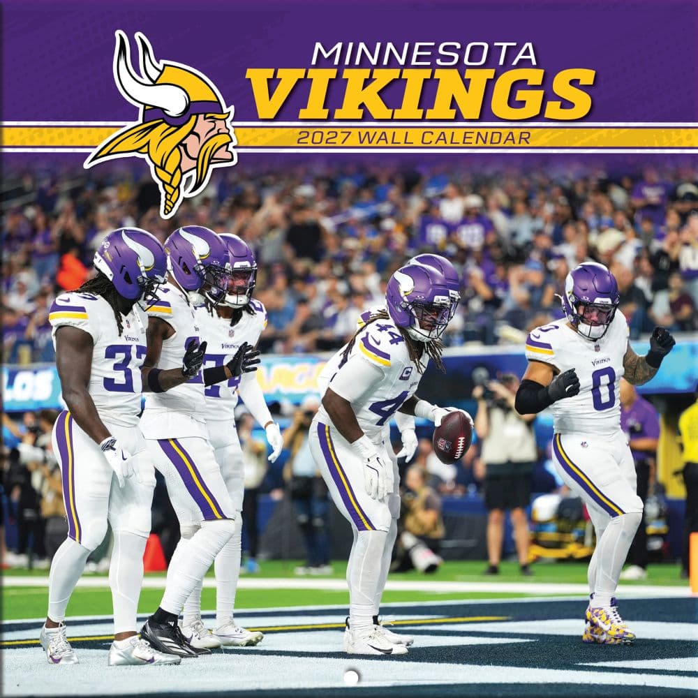 image NFL Minnesota Vikings 2027 Mini Wall Calendar Main Product Image