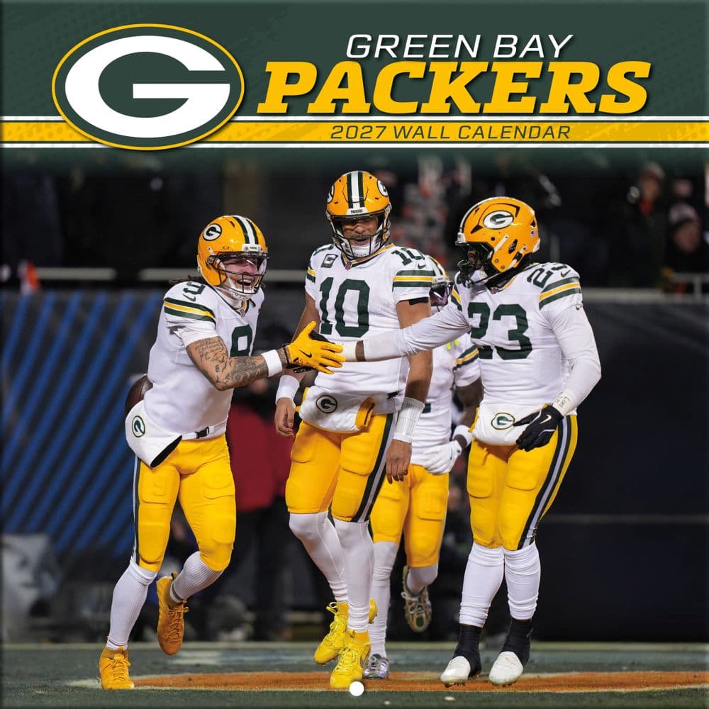 NFL Green Bay Packers 2027 Mini Wall Calendar Main Product Image