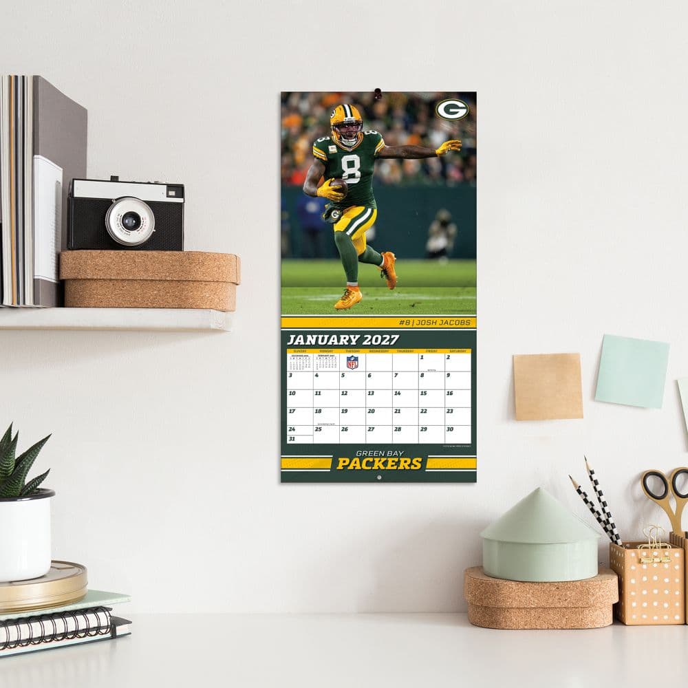 NFL Green Bay Packers 2027 Mini Wall Calendar Fifth Alternate Image