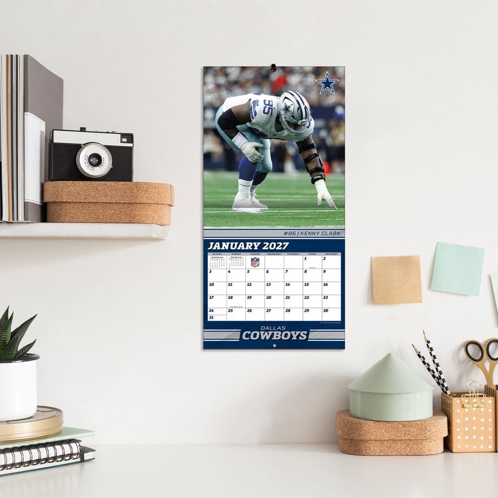 NFL Dallas Cowboys 2027 Mini Wall Calendar Fifth Alternate Image