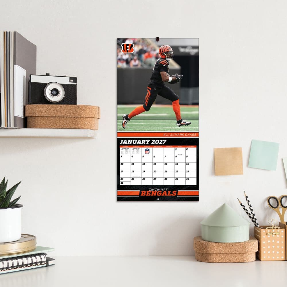 NFL Cincinnati Bengals 2027 Mini Wall Calendar Fifth Alternate Image